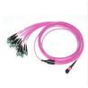 Buy cheap OM4 Fiber Optic MPO To ST , MPO Connector Fiber 125um For Communication from wholesalers
