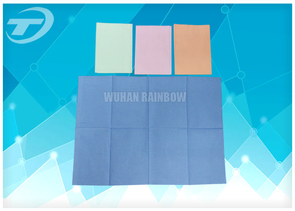 Dental Clinic Hospital Disposable Dental Bibs 3ply At Size 33 X 45cm