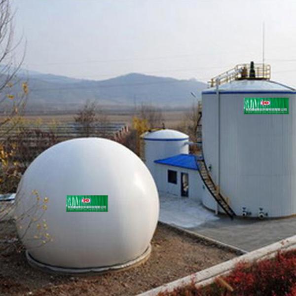 Airproof Biogas Gas Holder Wastewater Floating Gas Holder Type Biogas Plant