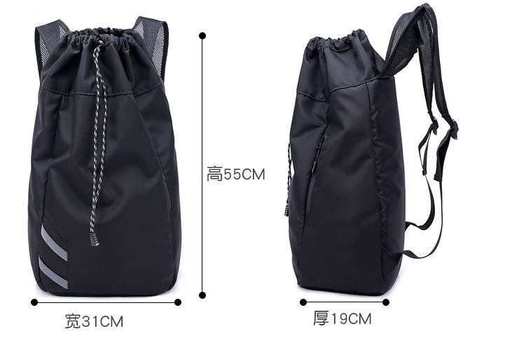 Customized Polyester Sport Ball Backpack Waterproof Drawstring Mesh Backpack