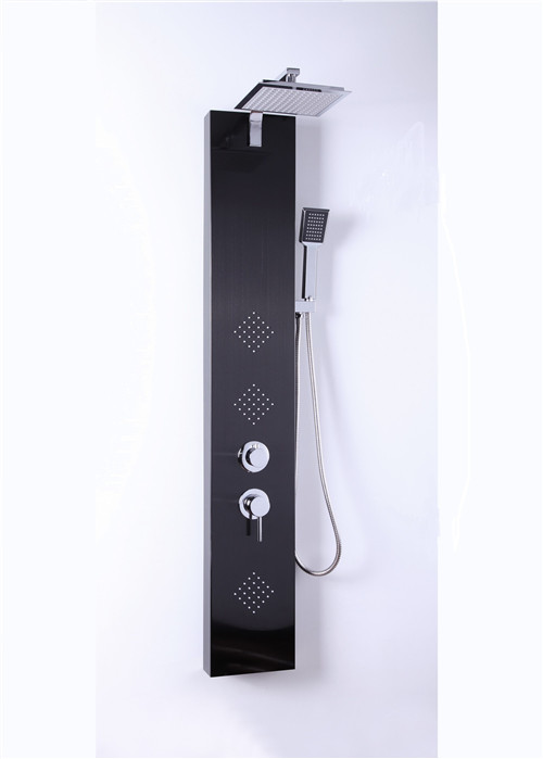 Brushed Stainless Steel Shower Panel , Waterfall Shower Panel Corrosion Resistance