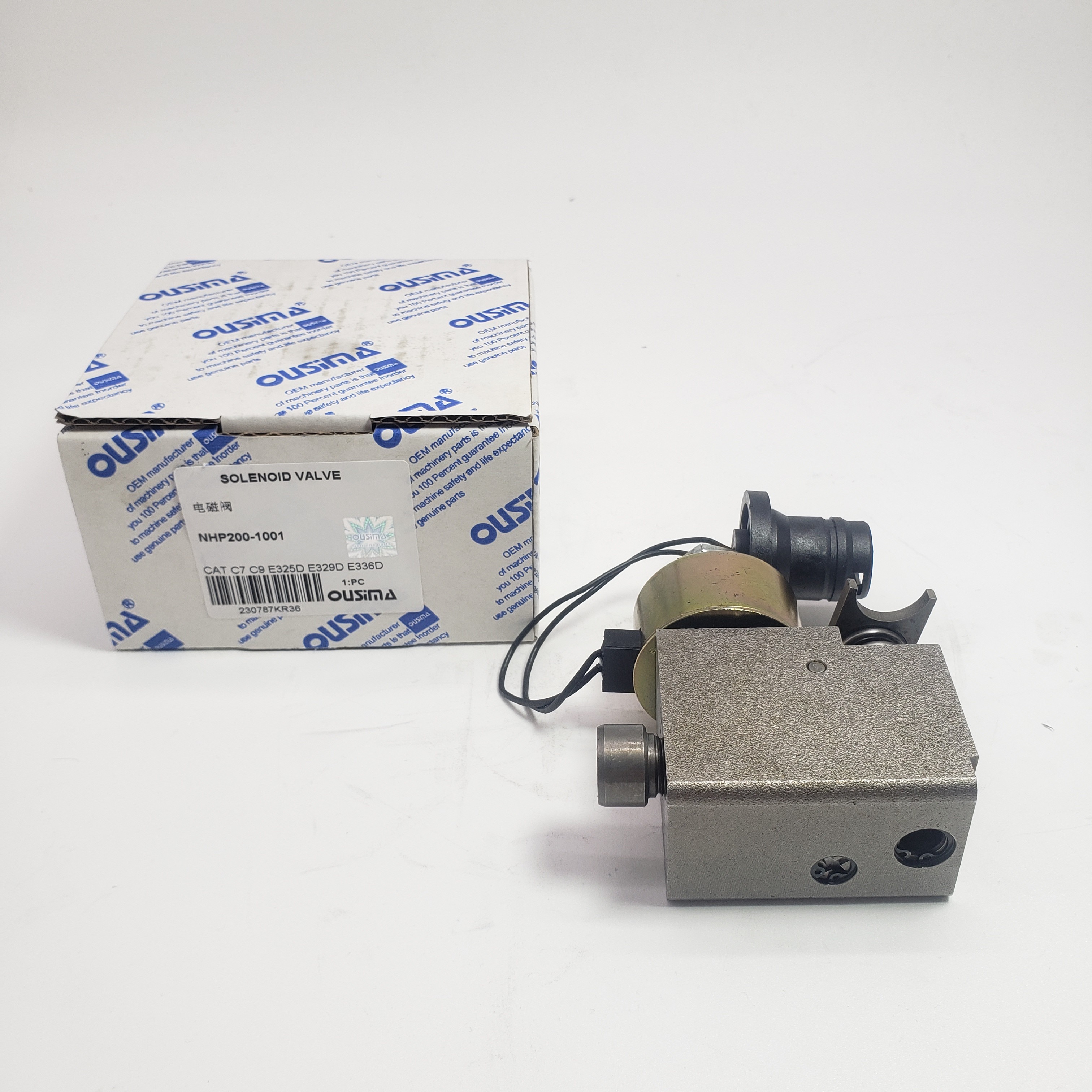 Solenoid Valve NHP200-1001 For CAT C7 C9 E325D E329D E336D