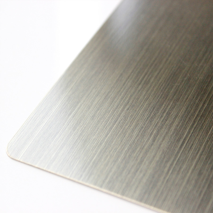 Antique Bronze Surface Brushed Stainless Steel Sheet 304 Pvd Copper Color Stainless Steel Wire Brush
