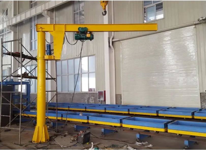 1T 2T Boom Jib Crane 6M Lifting Height Column Type Cantilever