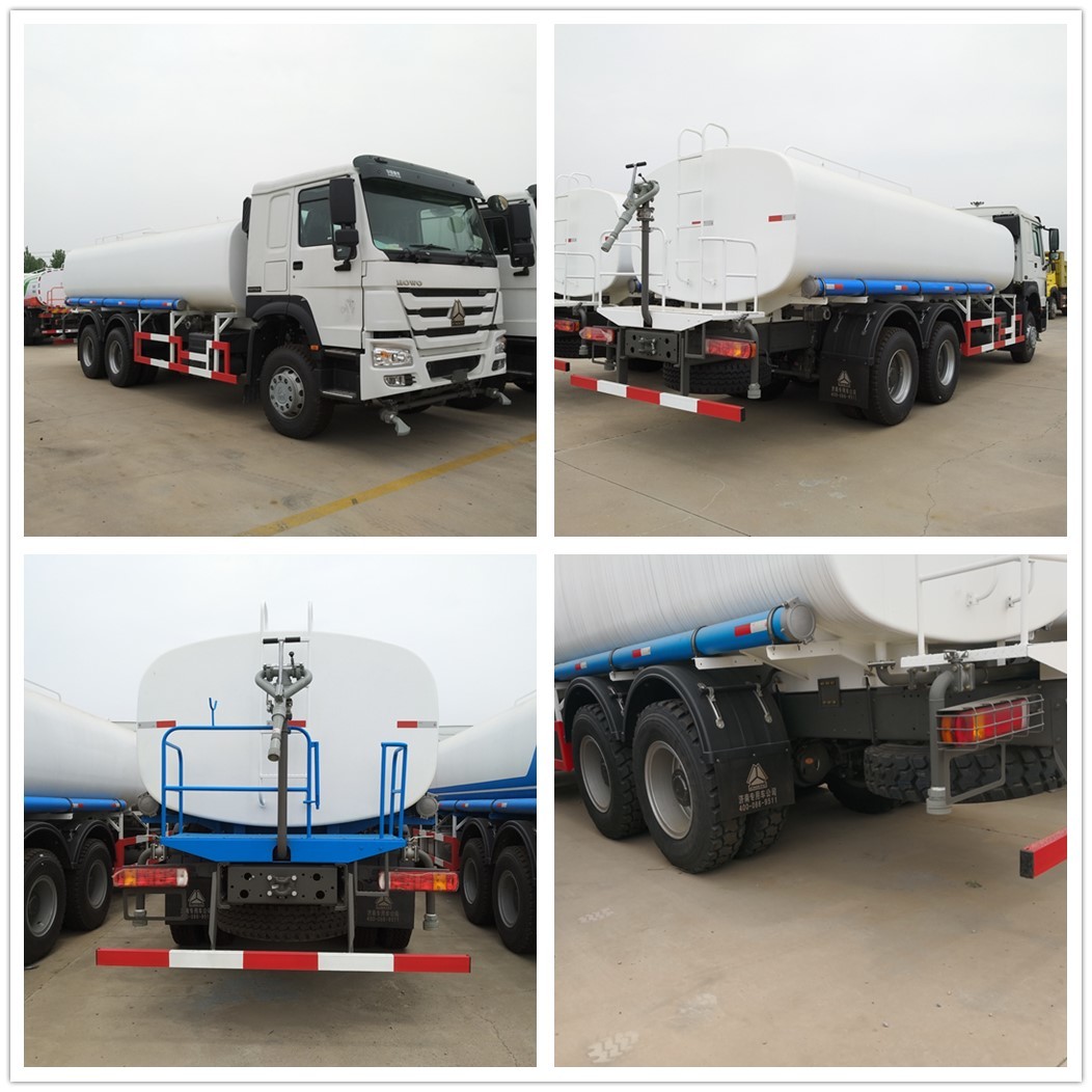 336HP Sinotruck Howo 20m3 Used Water Tank Truck