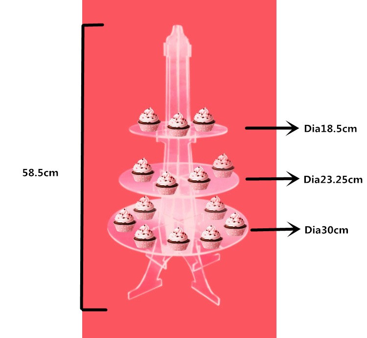 new style 10 tier macaron display tower stand