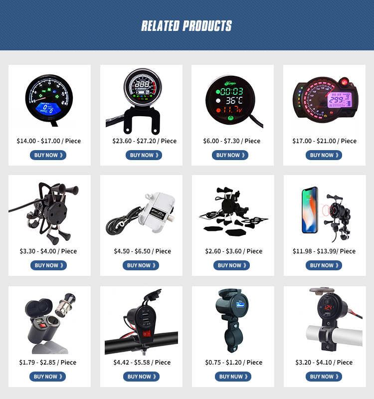 FCC 360D Waterproof Heavy Duty Motorcycle Phone Mount , USB ABS Telescopic Phone Holder