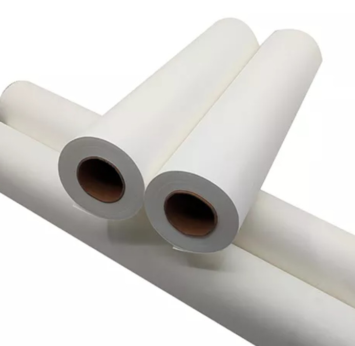 White Eco Friendly Fabric Printing Transfer Paper 38g Heat Cover