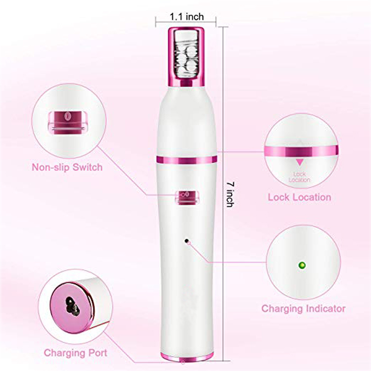7 In 1 Ladies Personal Care Products Electric Manicure Set Eyebrow Nose Trimmer Women Grooming Kit