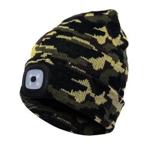 Buy cheap Factory Price LED Lighted Beanie Cap Hip Hop Men Knit Hat Winter Warm Hunting Camping Running Hat Gifts For Woman Man product