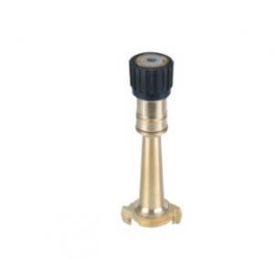China Rustproof Brass Water Hose Nozzle 1.5'' 2'' 2.5'' Fire Hose And Nozzle And Coupling on sale