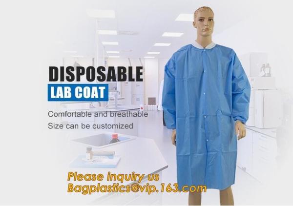 High Quality Lab Coats Disposable Medical Laboratory Coat Doctors SMS Disposable