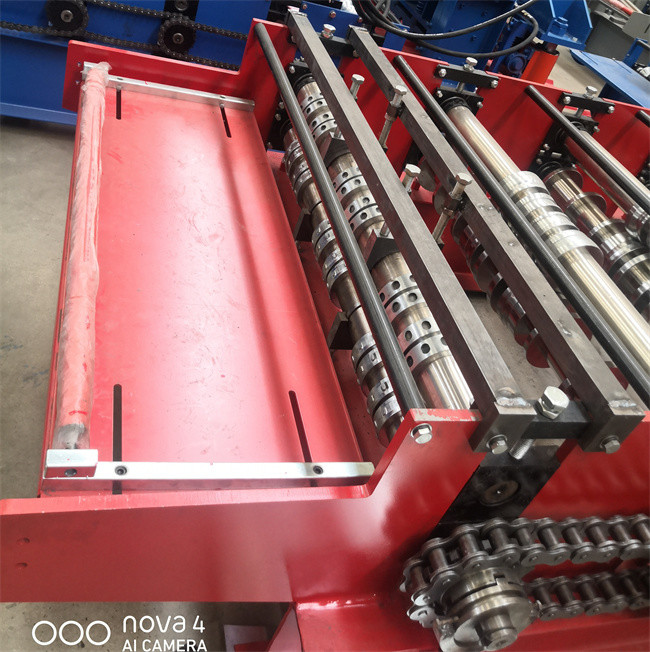 GI Steel Deck Roll Forming Machine For Steel Construction Material