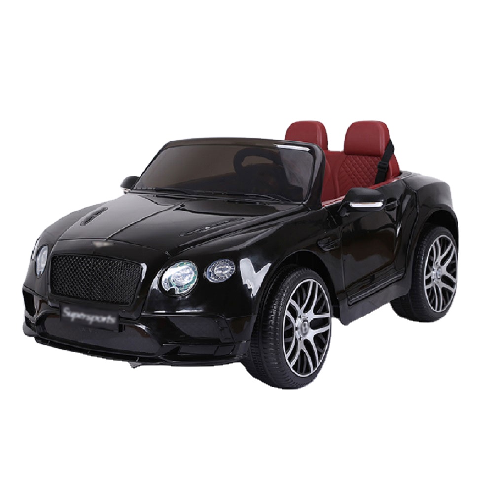 2022 12V Battery Remote Control Real Toy Cars Ride On Electric Car For Kids 8 Years Old 2 Sits With LED Light