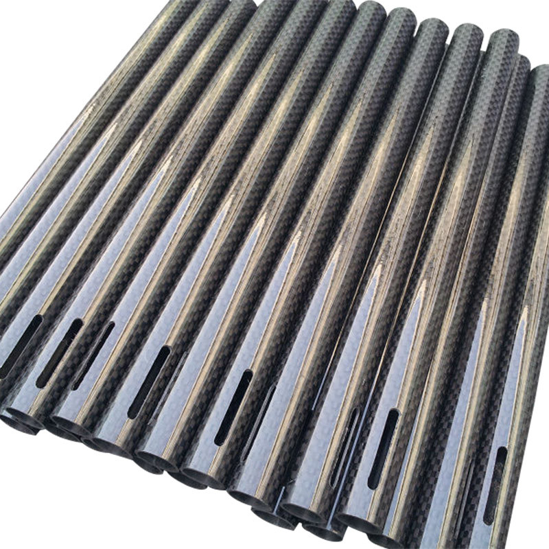 Racing Type Flexible Bicycle Carbon Fiber Tubing With 3K Twill Plain Weave