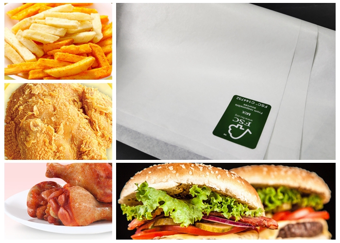 FSC Accredited 30 - 50GSM MG MF White Craft Paper One Side Coated And Glossy