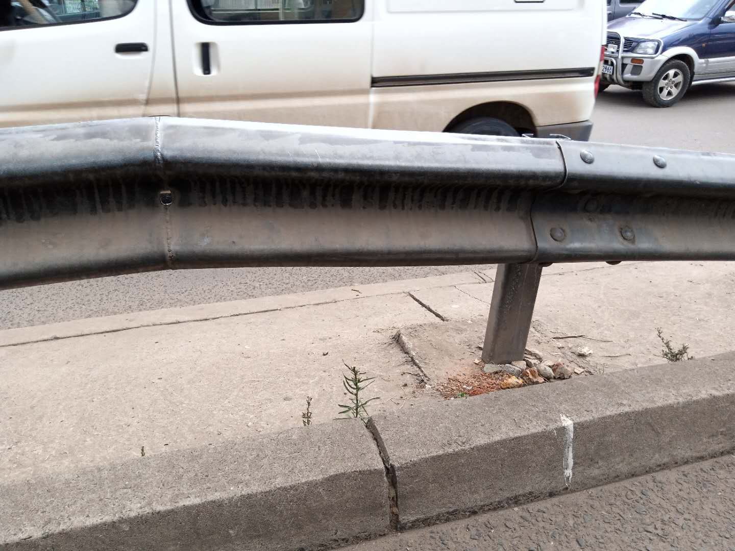 Multi-application Crowd Control Stanchion for Anti-terrorism Traffic Barrier Road