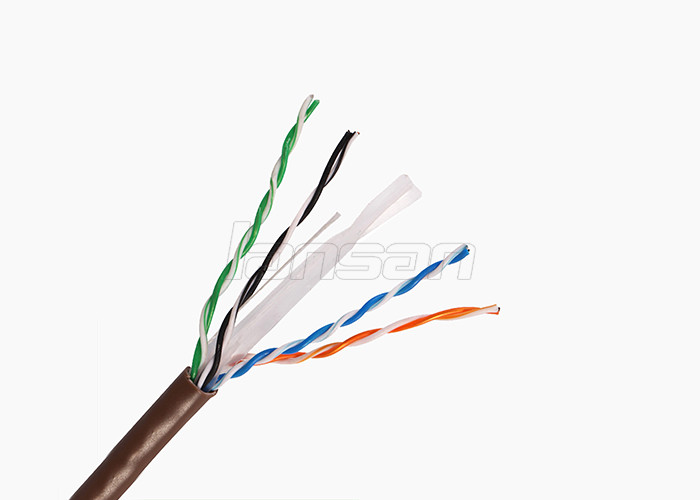 FTP UTP SFTP 4 Pairs BC CCA Network Lan Cable , Indoor Cat 6 FTP Cable 305m Pull / Box