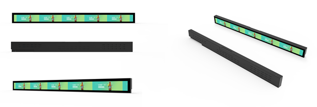 Support CMS Stretched Bar Display For Retail Store/Shopping Mall/Supermarket