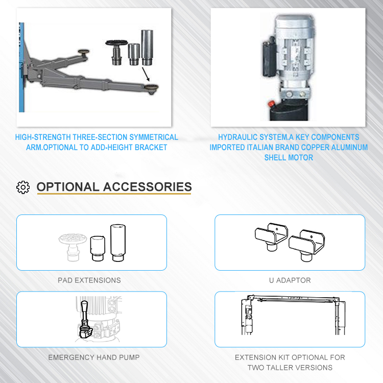 Hydraulic 2 Post Car Lift for Sale