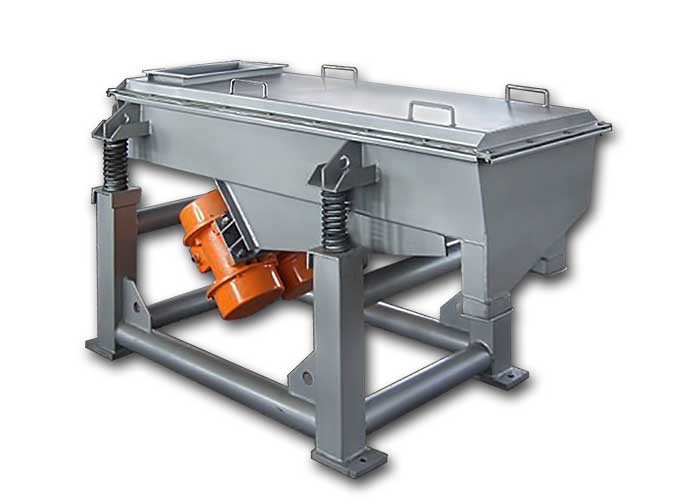 Enclosed Linear Vibrating Screen , Sand Vibrating Screen Various Material Applied