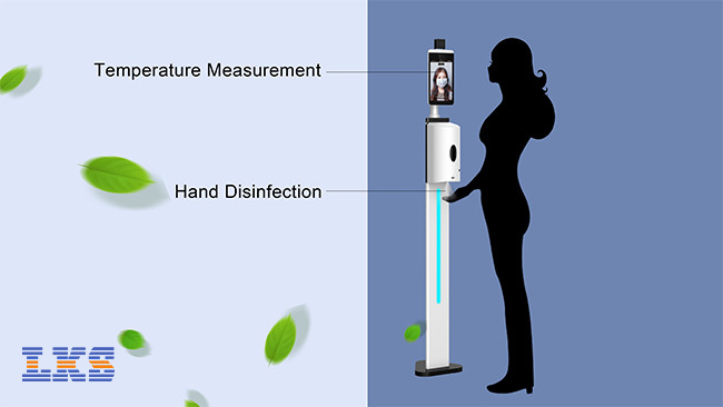 Touchless AC110V Forehead Infrared Thermometer With LCD Display