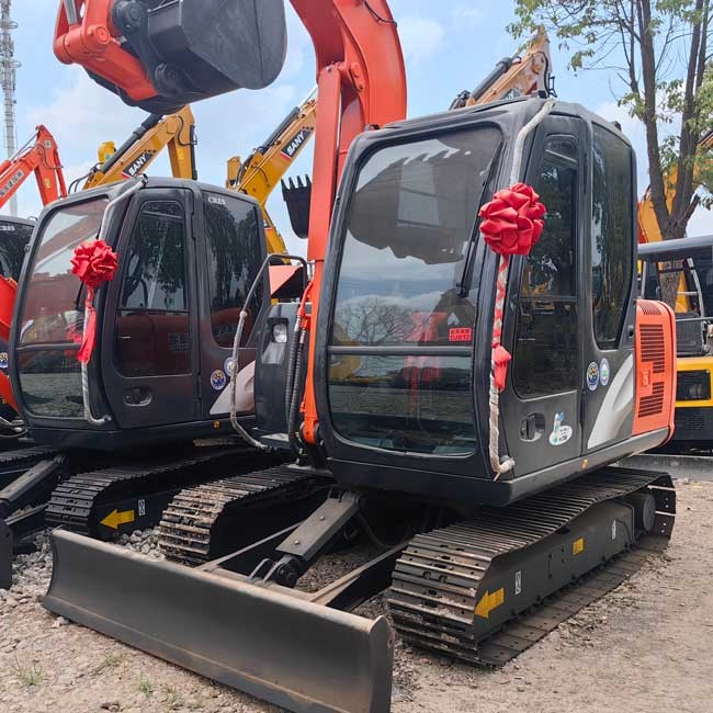 Little Excavator Used Crawl Excavator HItachi ZX60 0.22m3 Bucket Capacity For Construction