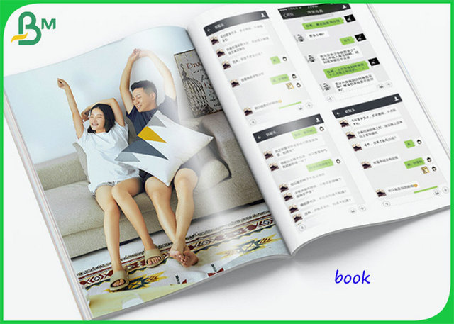 80gr 140gr Virgin Pulp Style Matte Art Paper For Magazine Printing 