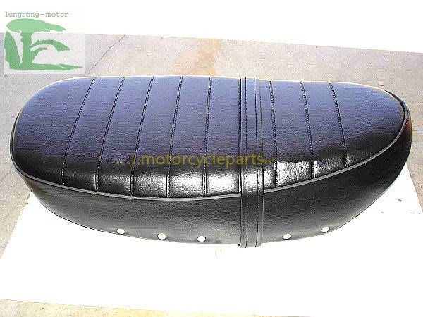 White ST70 driver seat Motorcycle Parts , Iron Steel Alloy Sponge
