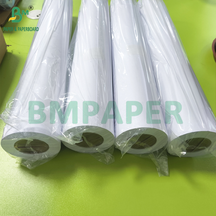 Plotter Inkjet Bond Paper 80gsm For Large Format CAD Inkjet Printing