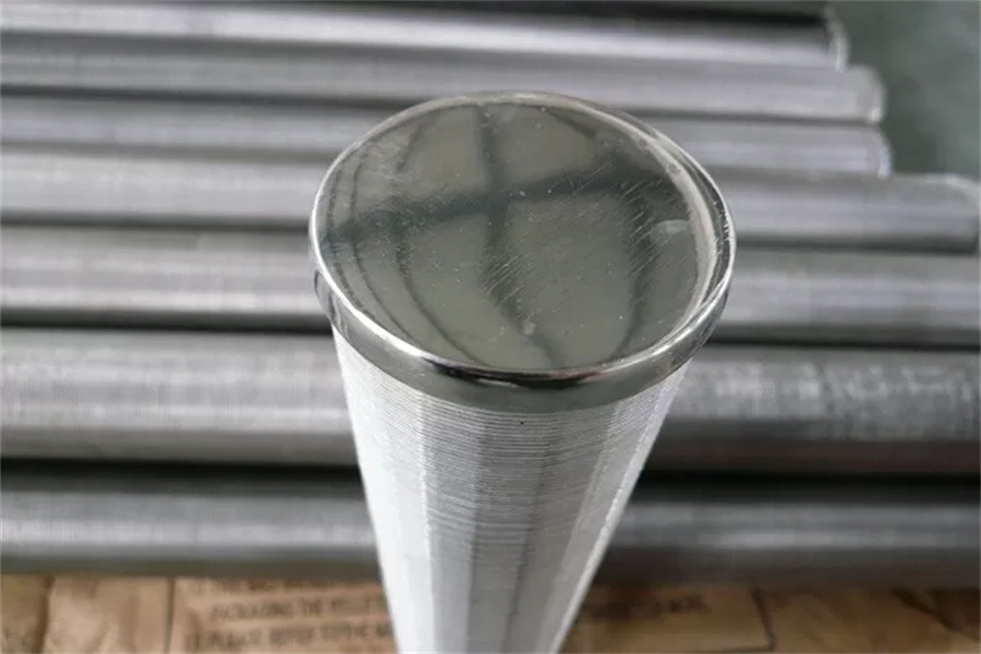 304 Stainless Steel Screen Pipe 114mm V Wire Threaded Coupling Pipe