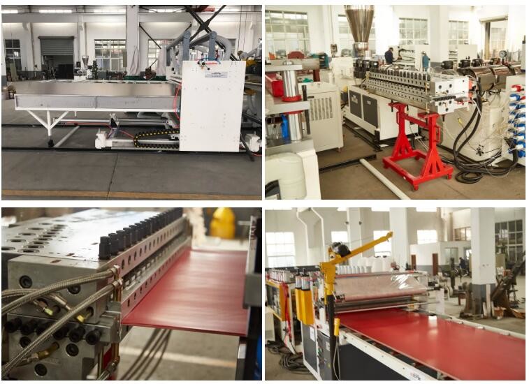 Fully Automatic PVC Foam Board Machine 500kg/H 1250mm Width