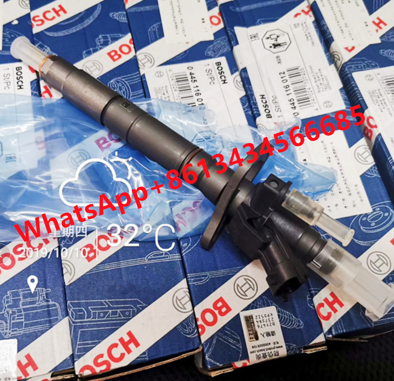 0445116016 Common Rail Fuel Diesel Injector For Volvo 0986435393 30777226 31272690 36002662
