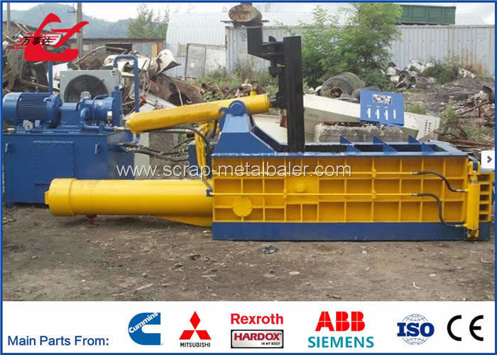 18.5kW Scrap Metal Baler Press for Scrap Aluminum Tin Cans 600 x 240mm