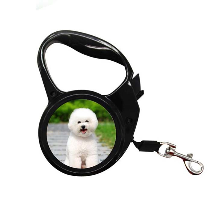 DIY Automatic Retractable Sublimation Pet Leash With Printable Aluminum Metal Insert