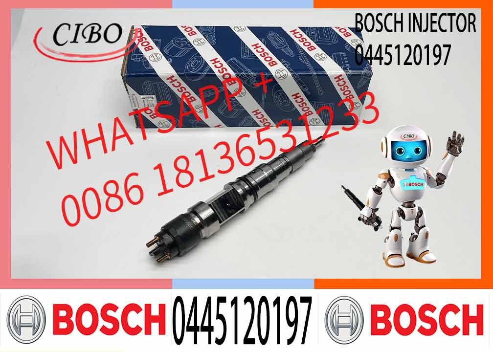 0445120197 High Quality Common Rail Injector 0 445 120 197 Diesel Injector Nozzles 0 445 120 197 for 0445120197