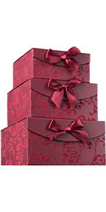 burgundy box