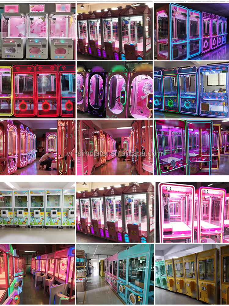 Indoor modern design arcade claw dolls vending gifts machine for game room