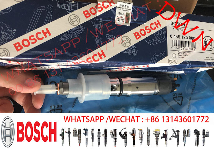 BOSCH GENUINE BRAND NEW injector 0445120080 0445120080 For DAEWOO DOOSAN DL06S 65.10401-7004A