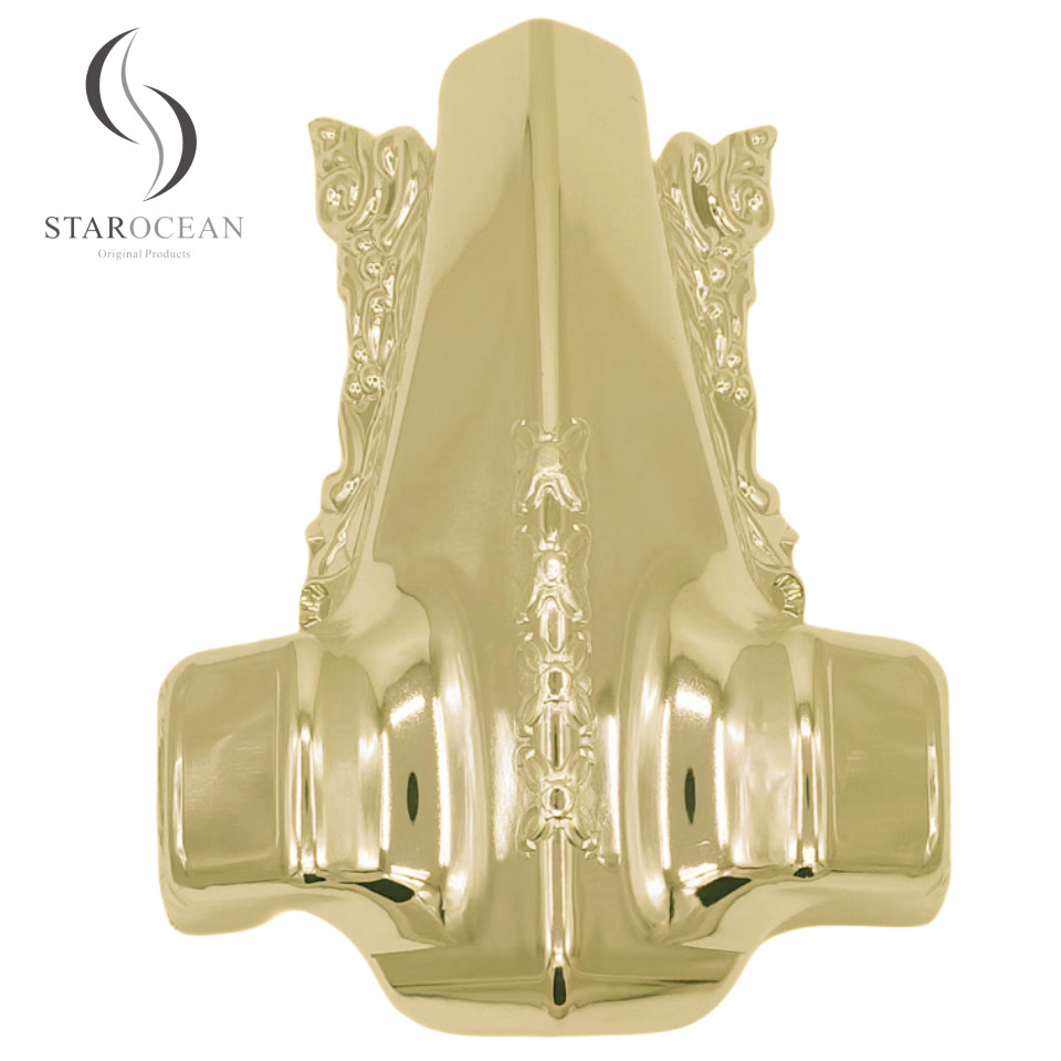 Light Gold Color PP Casket Fitting Coffin Corner Die Catings By Mould 3# LG