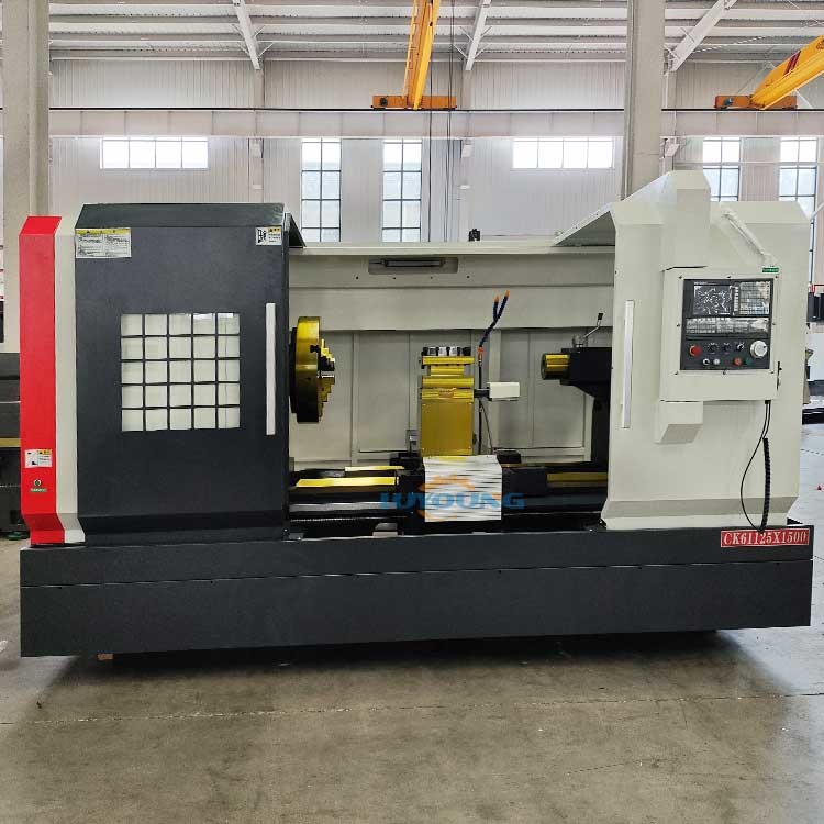 CK61125 Heavy Duty Horizontal CNC Metal Lathe 0.01mm Positioning Accuracy