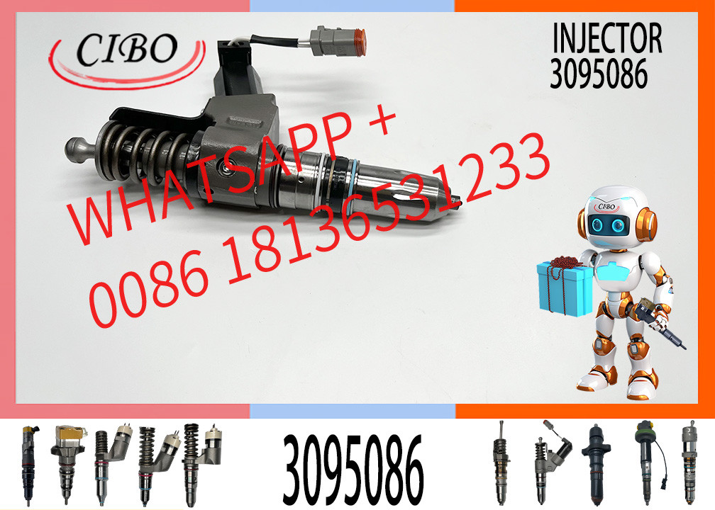 New High Quality Diesel Spare Parts Common Rail Fuel Injector 3411691 3411765 3087733 3095086 3411767 for CUMMINS QSN14 Engine