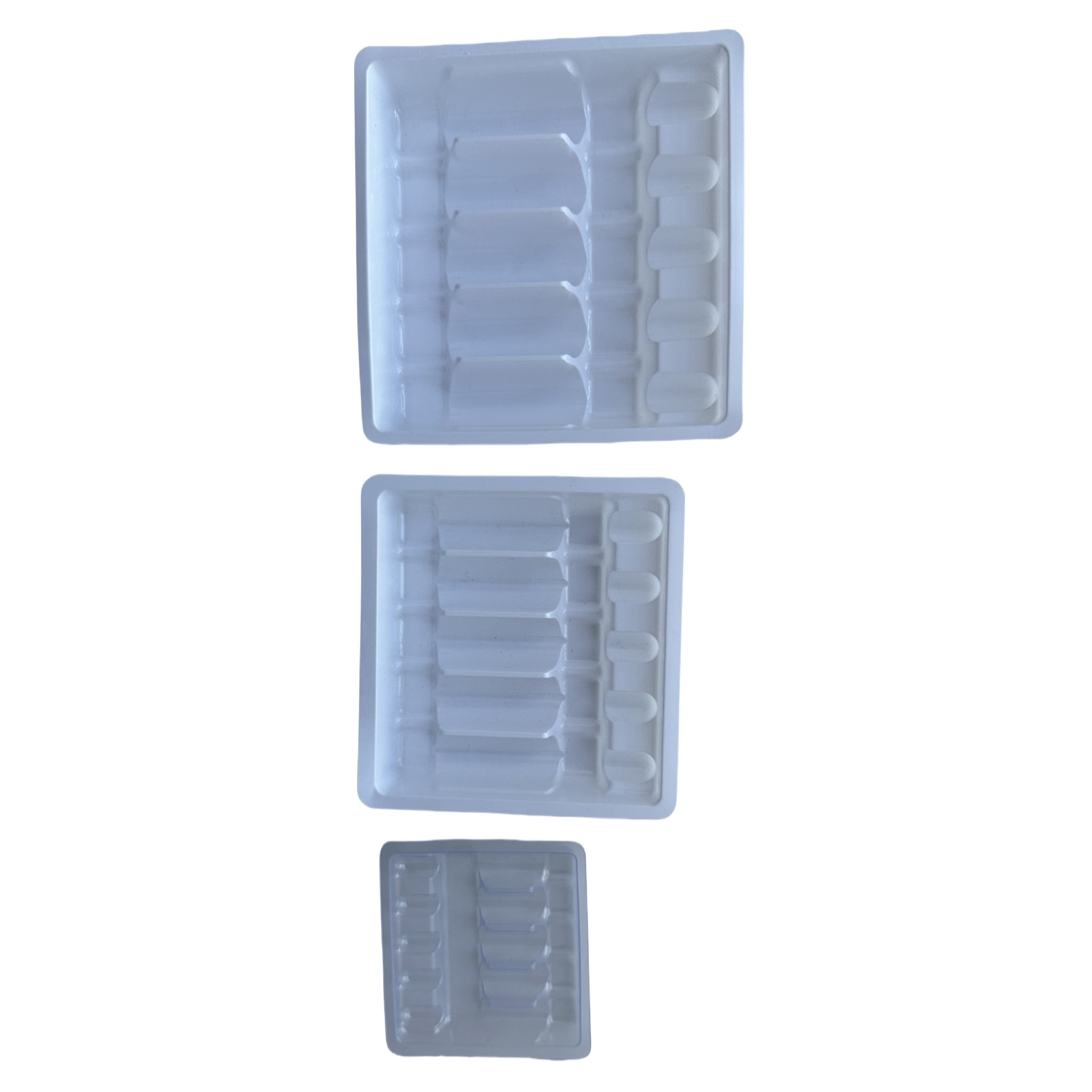 Pharmaceutical Water Injection Bottle Tray PET Vacuum Tray Customized Wholesale
