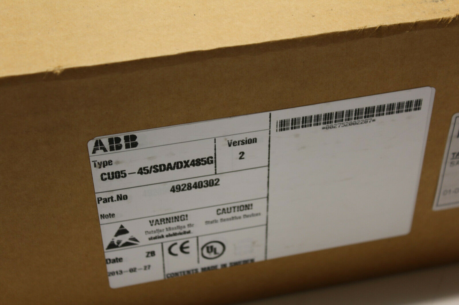 CU05-45 SDA DX485G Alfa Laval Satt Control, CPU NEW,grey is mian color.