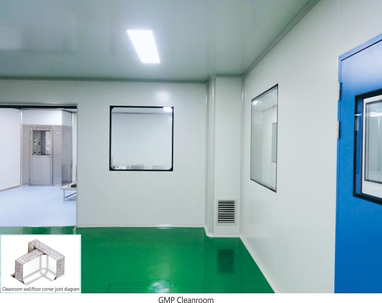 Aluminum Modular Portable GMP Clean Room Epoxy Floor For Medical
