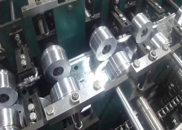 Hydraulic Galvanized Steel Profile Goods Shelf Rack Roll Forming Machine Adjustable Change Size