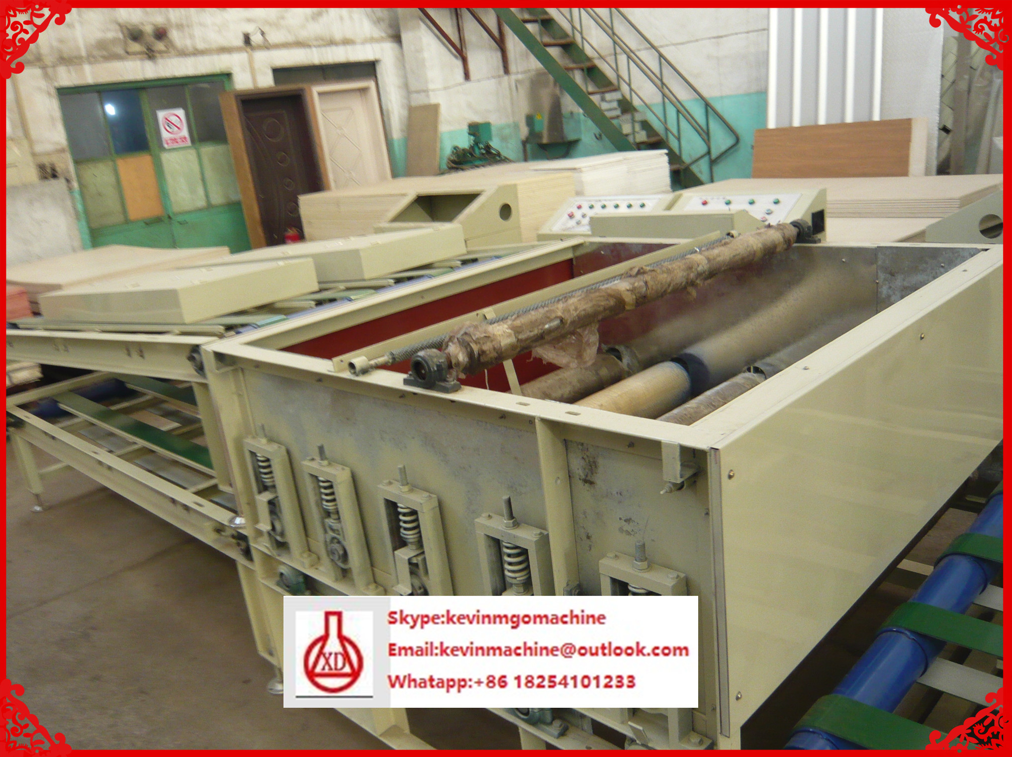 MGO Wall Panel Making Machine , Industrial Full Automatic Sandwich Panel Machinery