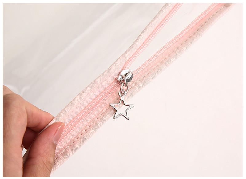 Lady Private Label Waterproof Portable Pink Cosmetic Bag Sets