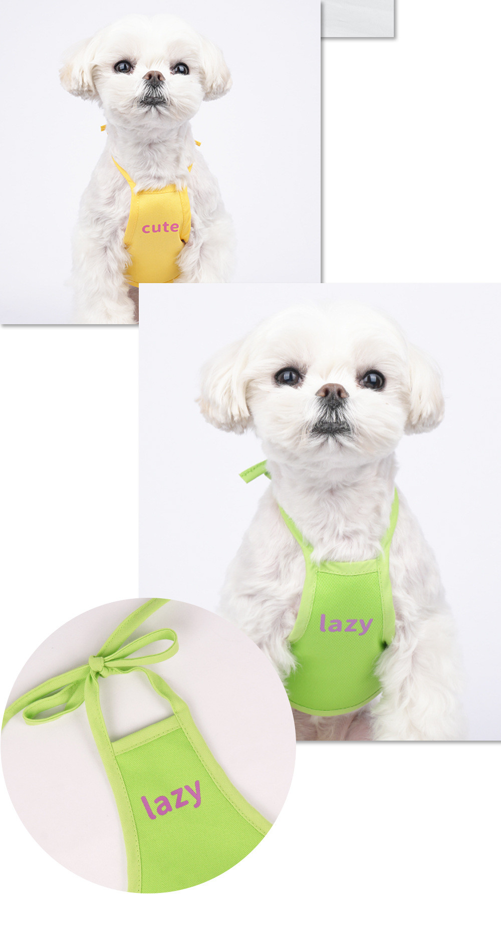 Pet Clothes Bellyband Solid Color Apron Make Your Pet Protect Its Hair