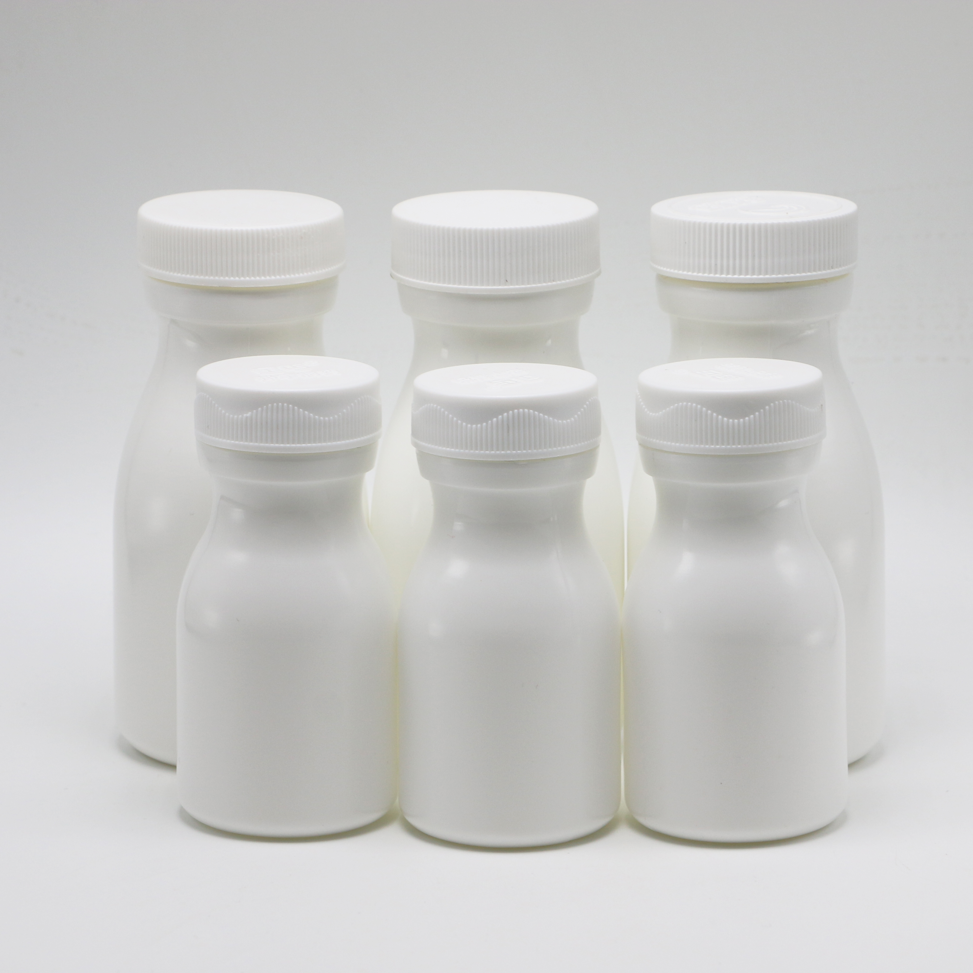 120mL Bowling Shape HDPE Plastic Bottle for Pill Storage Medicine Solid Tablet Capsule